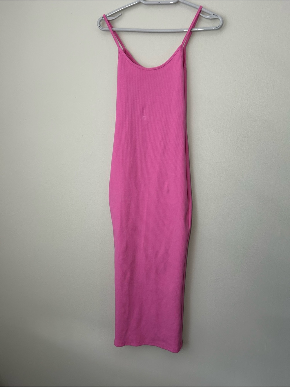 Meshki Hot Pink Maxi Slip Dress
